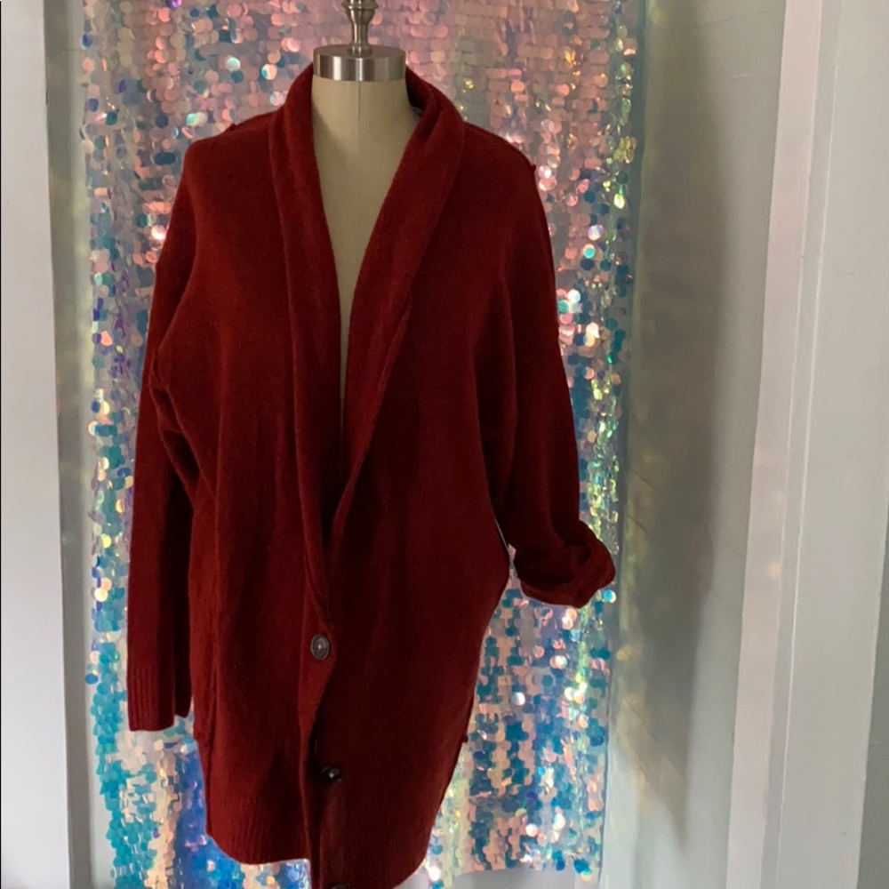 •NWT FREE PEOPLE OVERSIZED CARDI•